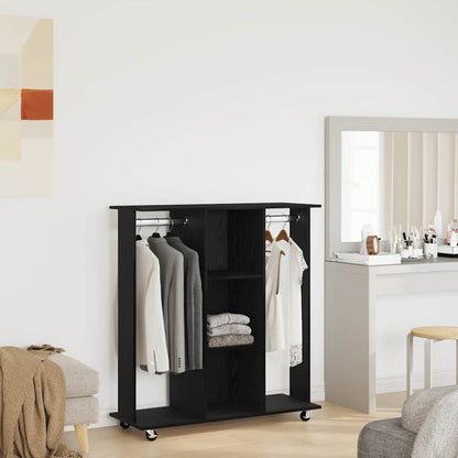 Guarda-roupa com prateleira Carvalho preto 102 x 38 x 110 cm