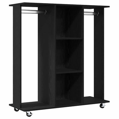 Guarda-roupa com prateleira Carvalho preto 102 x 38 x 110 cm
