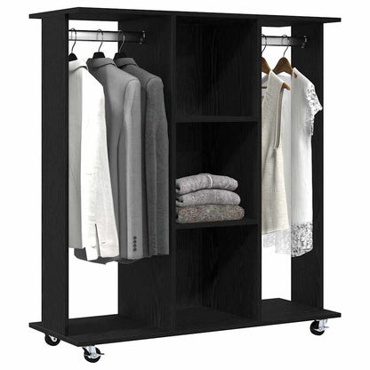 Guarda-roupa com prateleira Carvalho preto 102 x 38 x 110 cm