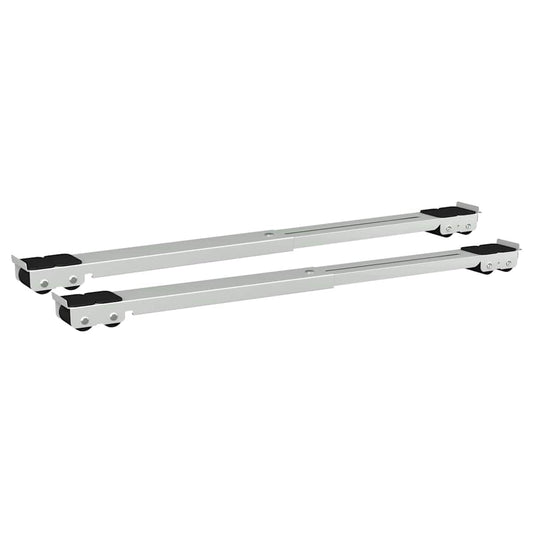 Base para máquina de lavar roupa 2 pcs Prateado 72 x 5 x 4,5 cm