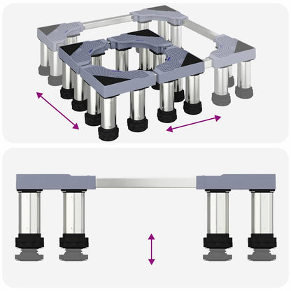 Base para máquina de lavar roupa Cinzeto 67 x 67 x 21,5 cm
