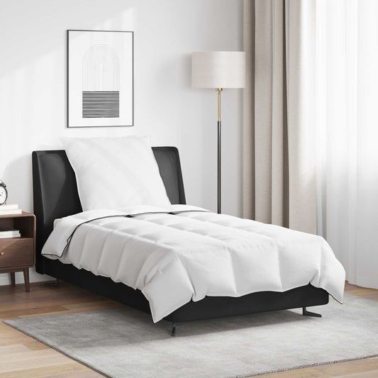 Edredom de Inverno com travesseiro 2 pcs Branco Pena de ganso