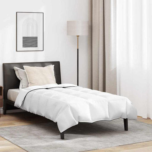 Duvet de Inverno com Travesseiro 2 pcs Branco Pena de ganso