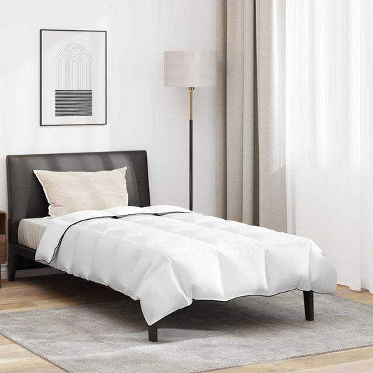 Duvet de Inverno com Travesseiro 2 pcs Branco Pena de ganso