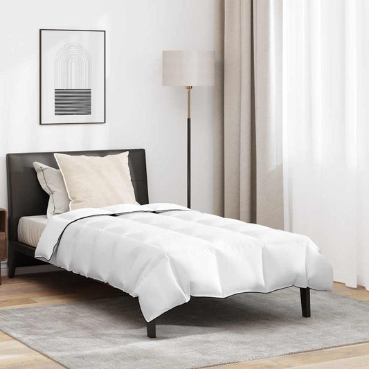 Duvet de Inverno com Travesseiro 2 pcs Branco Pena de ganso