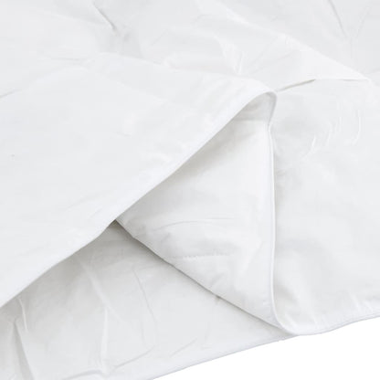 Duvet de Inverno com Travesseiro 2 pcs Branco Pena de ganso