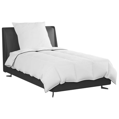 Edredom de Inverno com travesseiro 2 pcs Branco Pena de ganso