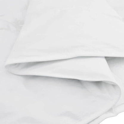 Edredom com Travesseiro 2 pcs Branco Pena de ganso