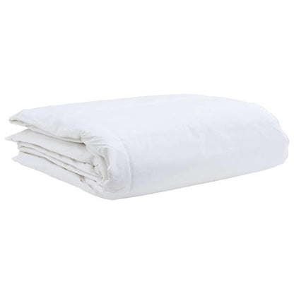 Edredom com Travesseiro 2 pcs Branco Pena de ganso
