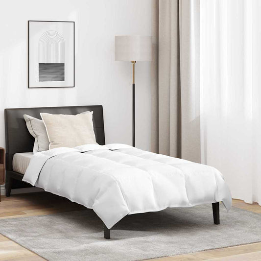 Conjunto de Edredom 2 pcs Branco 135 x 220 cm Penugem