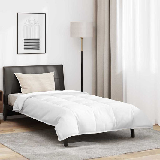 Duvet com Travesseiro 2 pcs Branco Pena de ganso