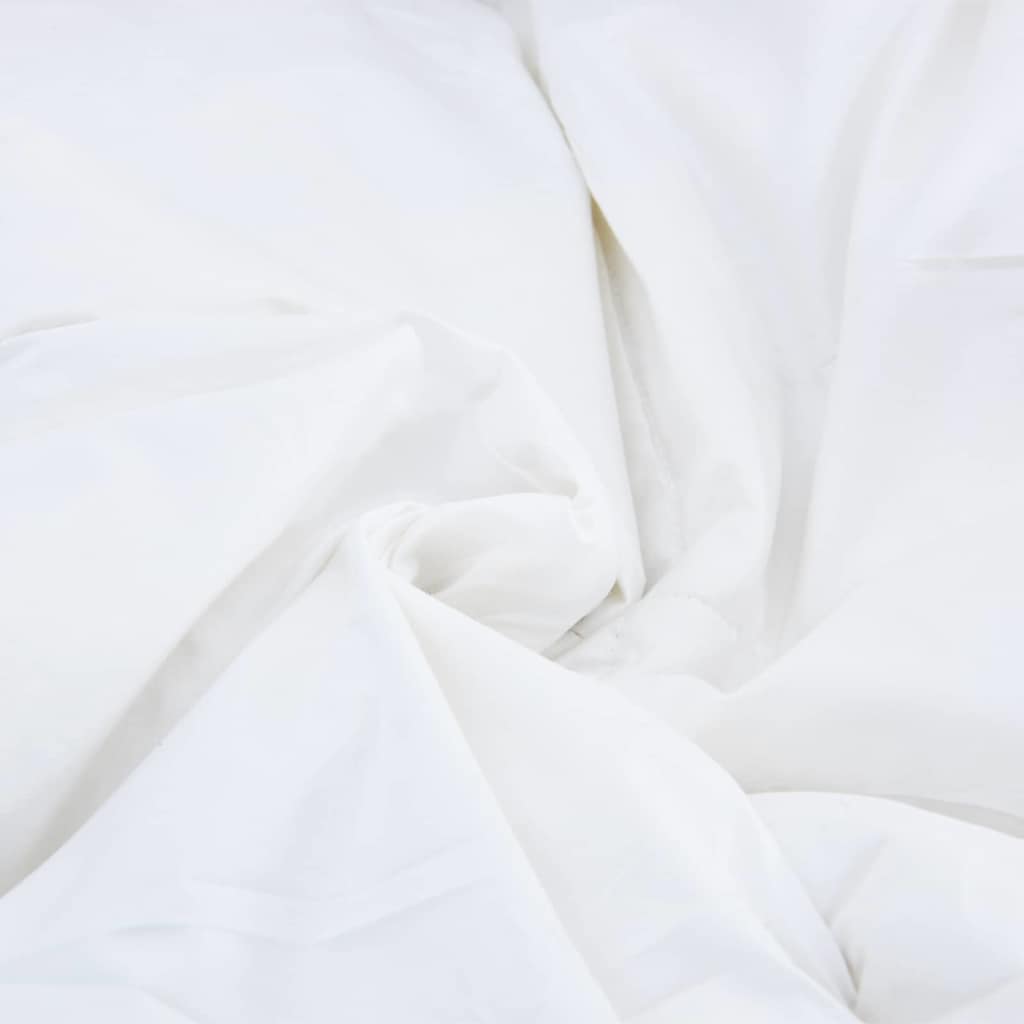 Duvet com Travesseiro 2 pcs Branco Pena de ganso