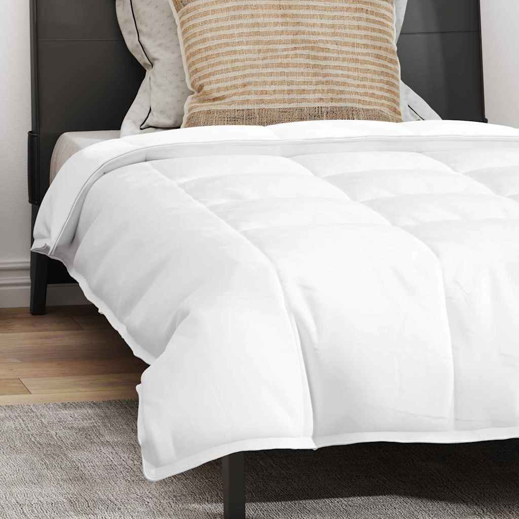Duvet com Travesseiro 2 pcs Branco Pena de ganso
