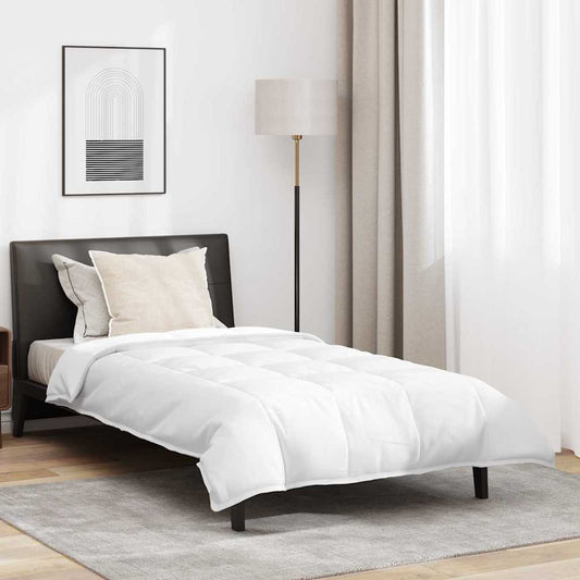 Duvet com Travesseiro 2 pcs Branco Pena de ganso