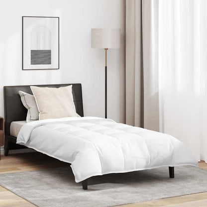 Duvet com Travesseiro 2 pcs Branco Pena de ganso