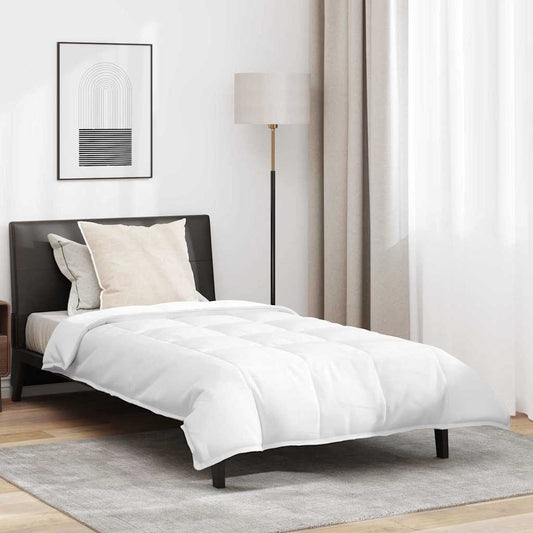 Duvet com Travesseiro 2 pcs Branco Pena de ganso
