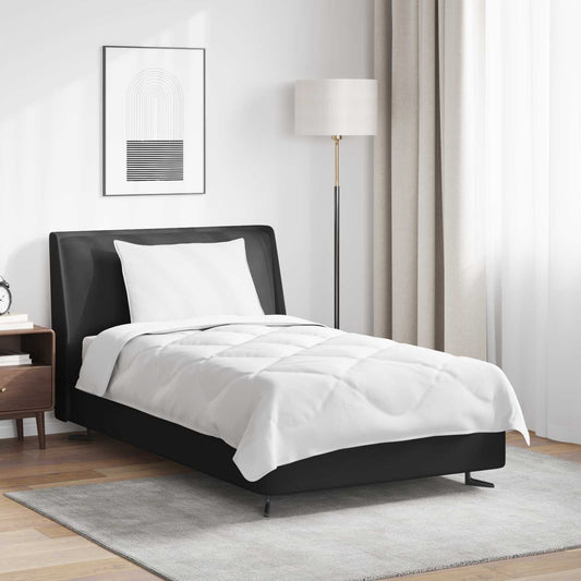 Edredom para Todas as Estações 2 pcs Branco Microfibra