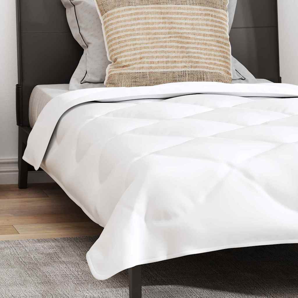 Edredom com Travesseiro com travesseiro 2 pcs Branco Microfibra
