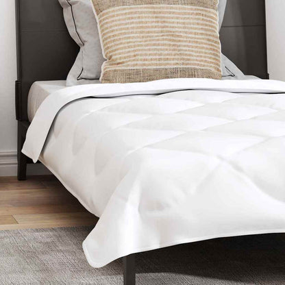 Edredom com Travesseiro com travesseiro 2 pcs Branco Microfibra