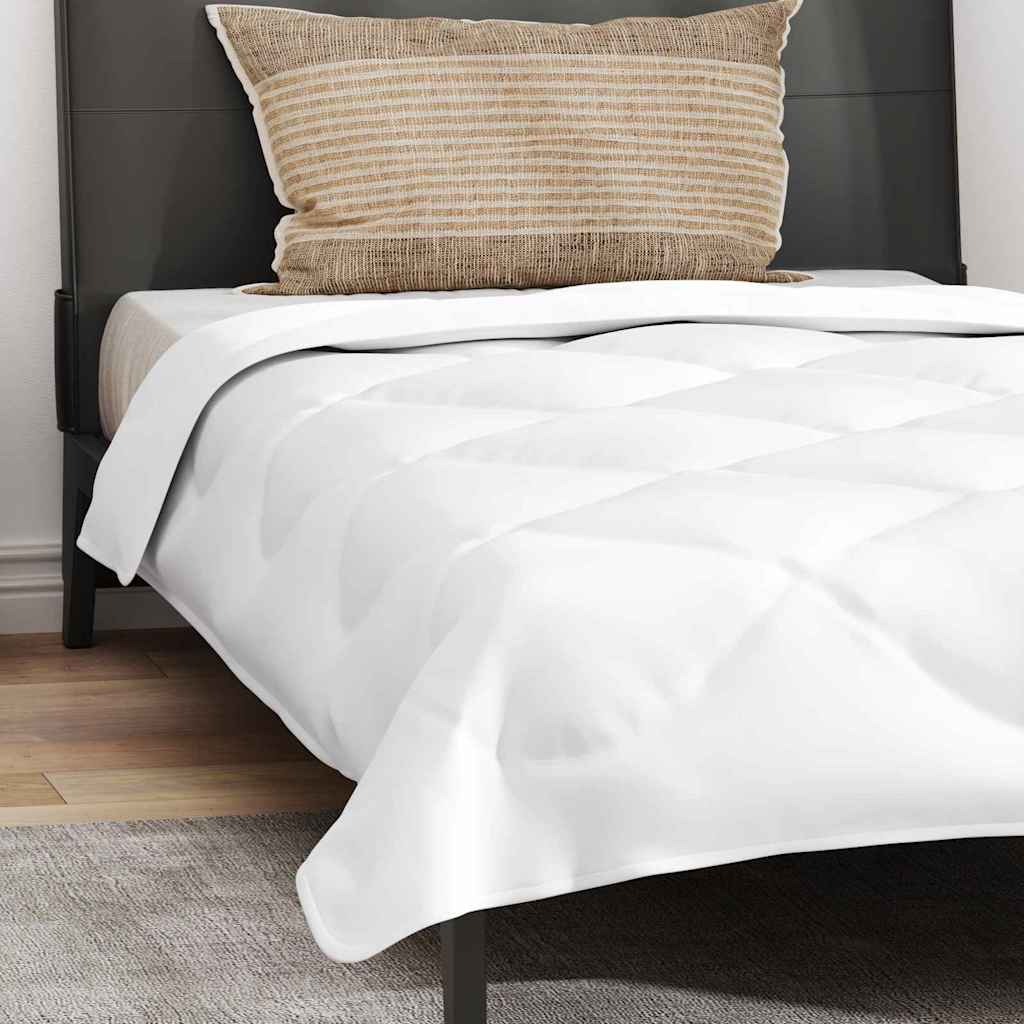 Edredom com Travesseiro com travesseiro 2 pcs Branco Microfibra