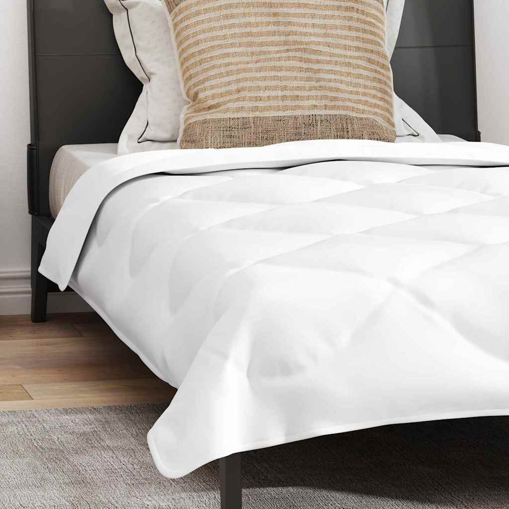 Edredom com Travesseiro com travesseiro 2 pcs Branco Microfibra