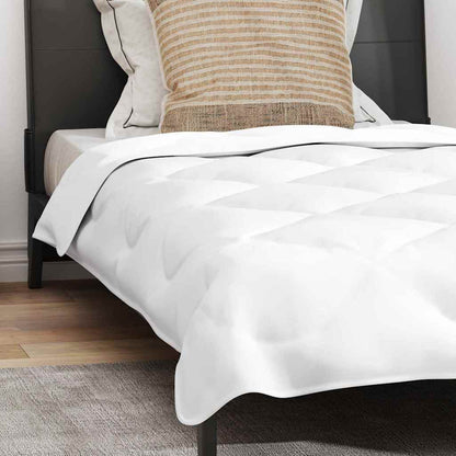 Edredom com Travesseiro com travesseiro 2 pcs Branco Microfibra