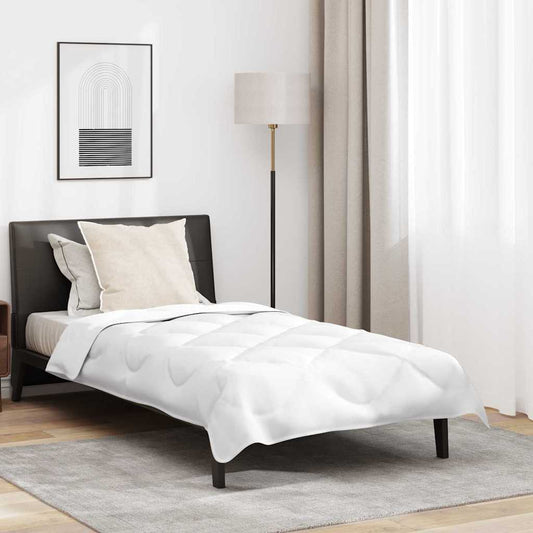 Duvem com Travesseiro com travesseiro 2 pcs Branco Microfibra