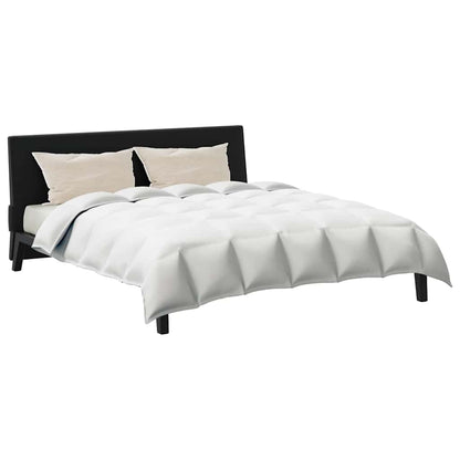 Conjunto de Edredom com travesseiro 3 pcs Branco Pena de ganso