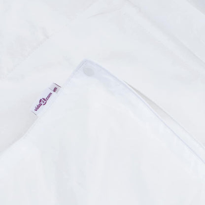 Conjunto de Edredom com travesseiro 3 pcs Branco Pena de ganso