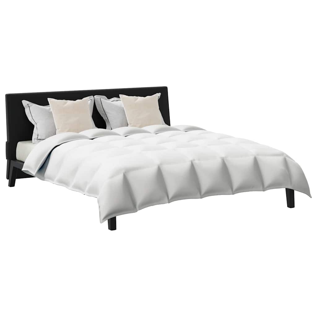 Conjunto de Edredom com travesseiro 3 pcs Branco Pena de ganso
