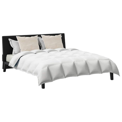 Conjunto de Edredom com travesseiro 3 pcs Branco Pena de ganso