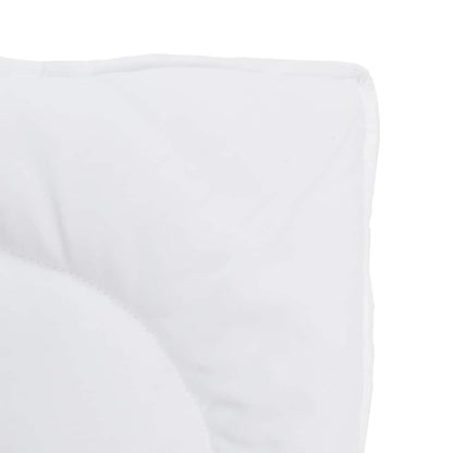 Edredão com travesseiro 3 pcs Branco Microfibra