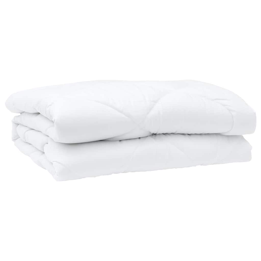 Edredão com travesseiro 3 pcs Branco Microfibra