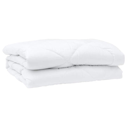 Edredão com travesseiro 3 pcs Branco Microfibra