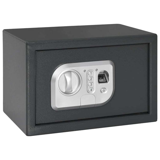 Cofre Digital com bloqueio Cinza escuro 20 x 31 x 20 cm Aço