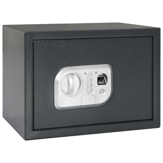 Cofre Digital com bloqueio Cinza escuro 25 x 35 x 25 cm Aço