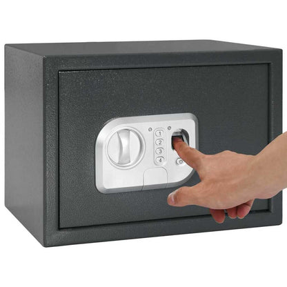 Cofre Digital com bloqueio Cinza escuro 25 x 35 x 25 cm Aço