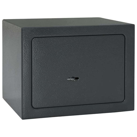 Cofre com bloqueio Cinza escuro RAL7016 17 x 23 x 17 cm Aço
