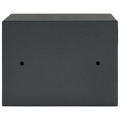 Cofre com bloqueio Cinza escuro RAL7016 17 x 23 x 17 cm Aço