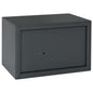 Cofre com bloqueio Cinza escuro RAL7016 20 x 31 x 20 cm Aço