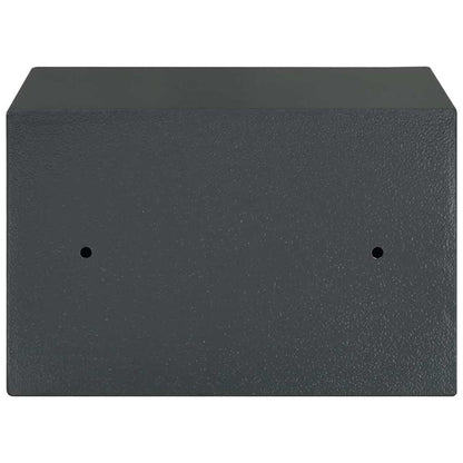 Cofre com bloqueio Cinza escuro RAL7016 20 x 31 x 20 cm Aço