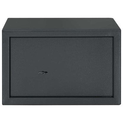 Cofre com bloqueio Cinza escuro RAL7016 20 x 31 x 20 cm Aço
