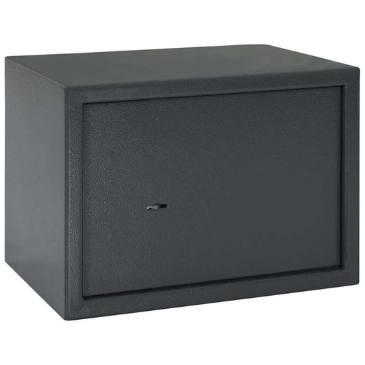Cofre com bloqueio Cinza escuro RAL7016 25 x 35 x 25 cm Aço