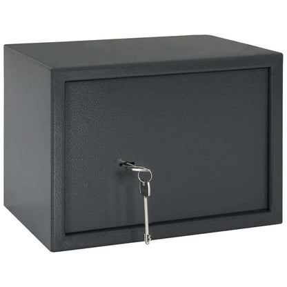Cofre com bloqueio Cinza escuro RAL7016 25 x 35 x 25 cm Aço