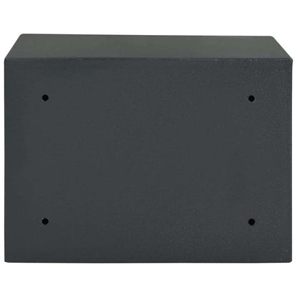 Cofre com bloqueio Cinza escuro RAL7016 25 x 35 x 25 cm Aço