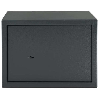 Cofre com bloqueio Cinza escuro RAL7016 25 x 35 x 25 cm Aço