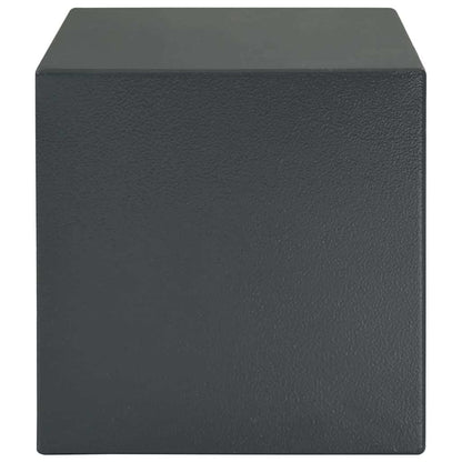 Cofre com bloqueio Cinza escuro RAL7016 25 x 35 x 25 cm Aço