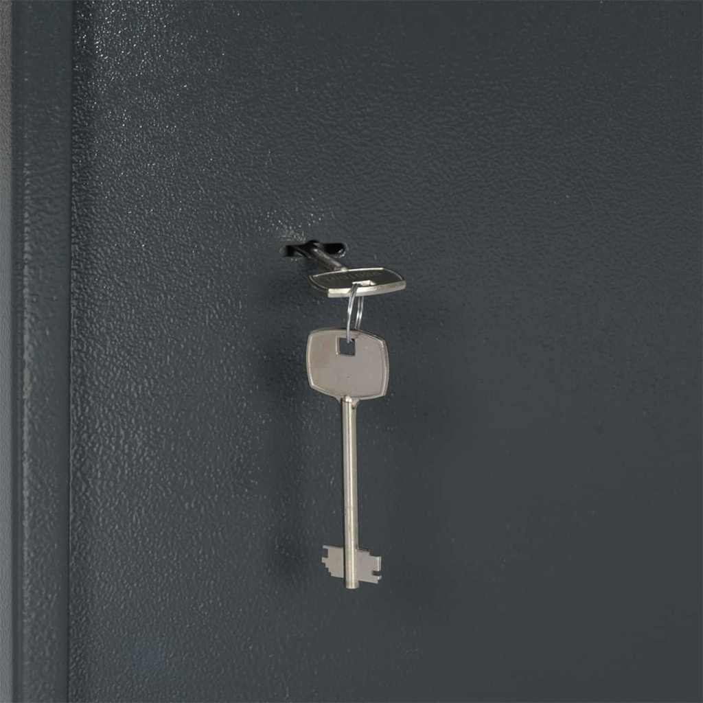 Cofre com bloqueio Cinza escuro RAL7016 31 x 35 x 50 cm Aço