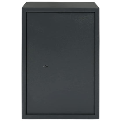 Cofre com bloqueio Cinza escuro RAL7016 31 x 35 x 50 cm Aço
