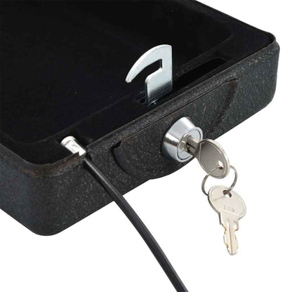 Cofre para Carro com bloqueio Preto 21.8 x 16 x 7 cm Aço